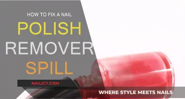 Quickly Clean Up Nail Polish Remover Spills
