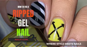 Repairing a Ripped Gel Nail: Quick Fix at Home