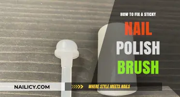 Quick Fix for Sticky Nail Polish Brushes: Easy DIY Solutions