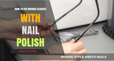 Quick Fix: Repair Broken Glasses Using Nail Polish Easily