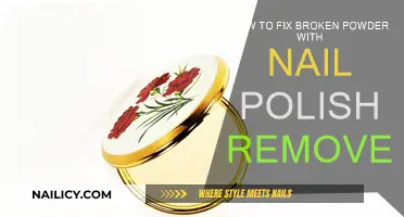 Fixing Broken Powder: Nail Polish Remover to the Rescue!