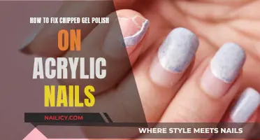 Repairing Chipped Gel Polish on Acrylic Nails Like a Pro