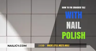 Quick Fix for Cracked Tiles: Nail Polish Repair Guide