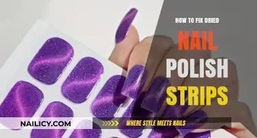 Revive Your Manicure: Quick Fixes for Dried Nail Polish Strips