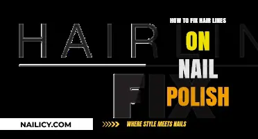Fixing Hair Lines on Nail Polish: Quick and Easy DIY Solutions