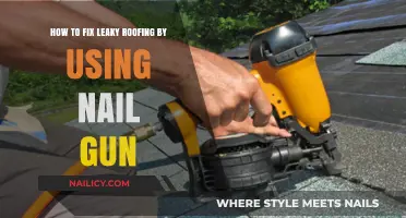 DIY Roof Repair: Using a Nail Gun to Fix Leaky Roofing