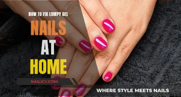 Gel Nails: Fixing Lumpy Manicures at Home