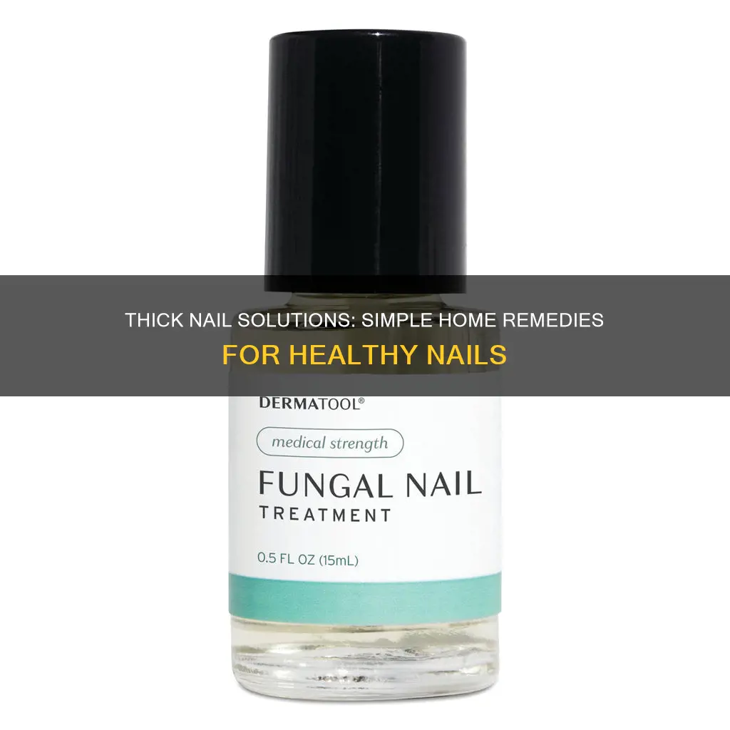 how to fix nail growing thick