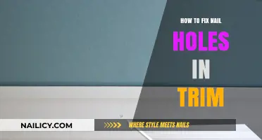 Repairing Nail Holes in Trim: A Quick Guide