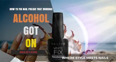 Quick Fix: Repairing Nail Polish Damaged by Rubbing Alcohol