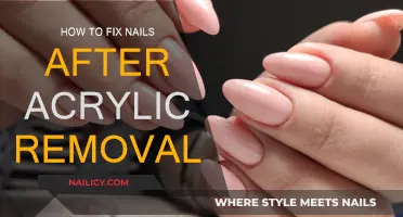 Repairing Nails: Post-Acrylic Removal Care