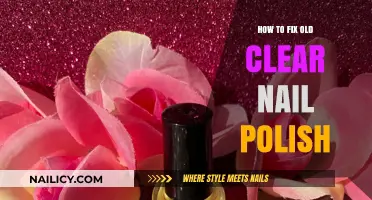 Revive Your Old Clear Nail Polish: Quick and Easy Fixes