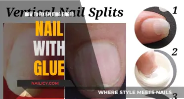 Repair Split Fingernails with Super Glue: A Quick Fix