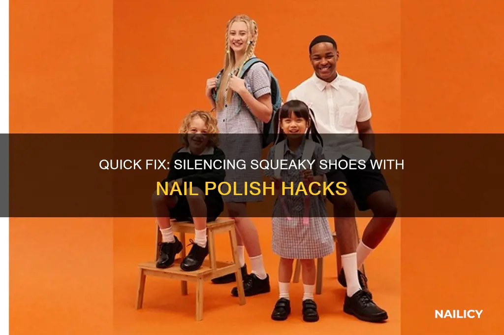 how to fix squeaky shoes nail polish