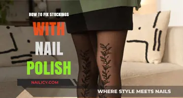 Quick Fix for Torn Stockings: Nail Polish to the Rescue