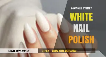 Perfectly Smooth White Nails: Tips to Fix Streaky Polish Easily