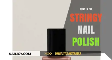Smooth Out Stringy Nail Polish: Quick Fixes and Prevention Tips