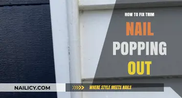 Fixing Trim Nail Popping: A Quick DIY Guide