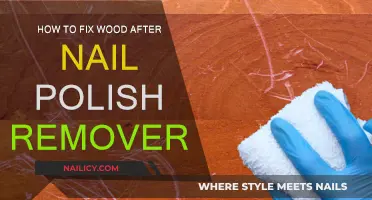Salvaging Wood: Nail Polish Remover Mishap