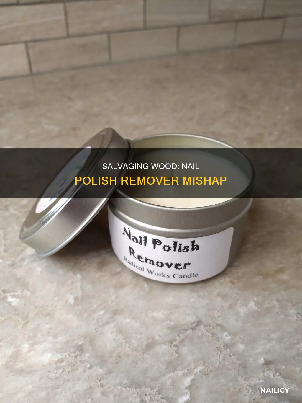how to fix wood after nail polish remover