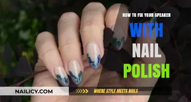 Quick Speaker Repair: Using Nail Polish to Fix Common Issues