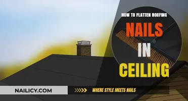 Effective Techniques to Flatten Roofing Nails in Your Ceiling