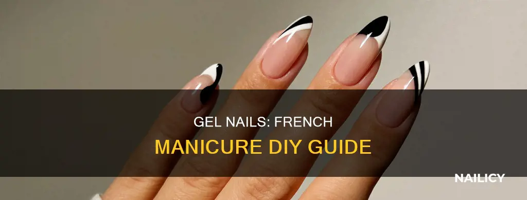 how to french manicure gel nails