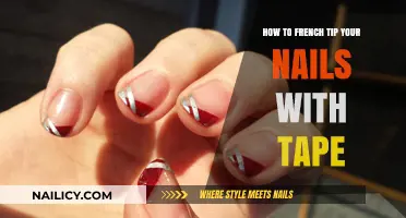 Easy French Manicure: Tape Hack for Perfect Nail Tips