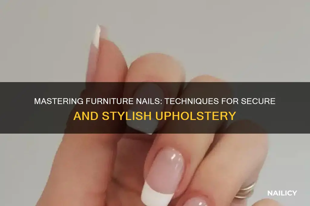 how to furniture nails