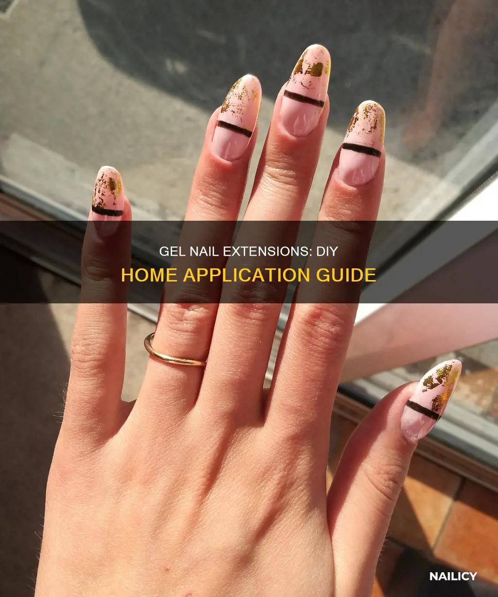 how to gel nail extensions at home