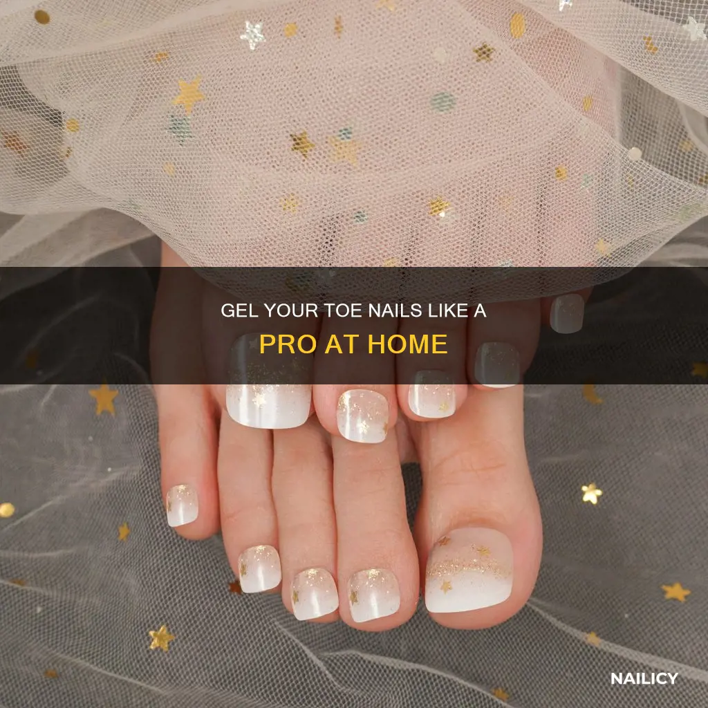 how to gel toe nails