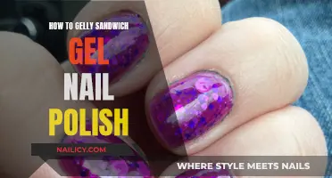 Gel Nail Polish: Achieving the Perfect Jelly Sandwich
