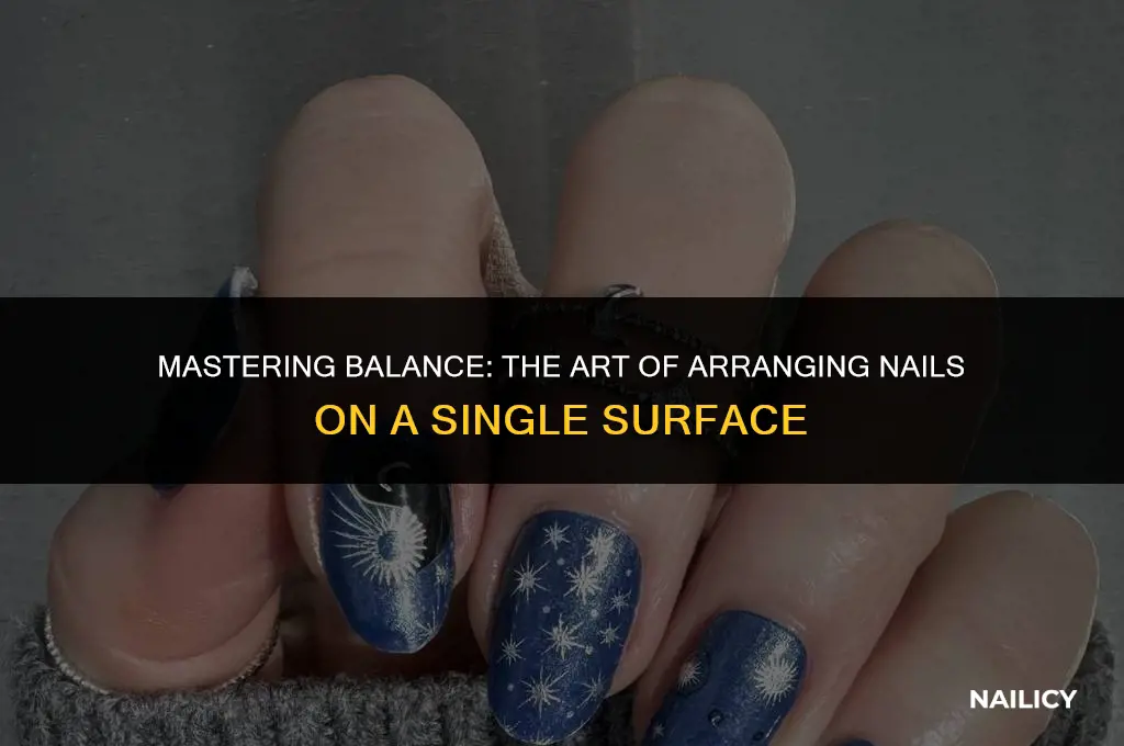 how to get 10 nails to sit on 1