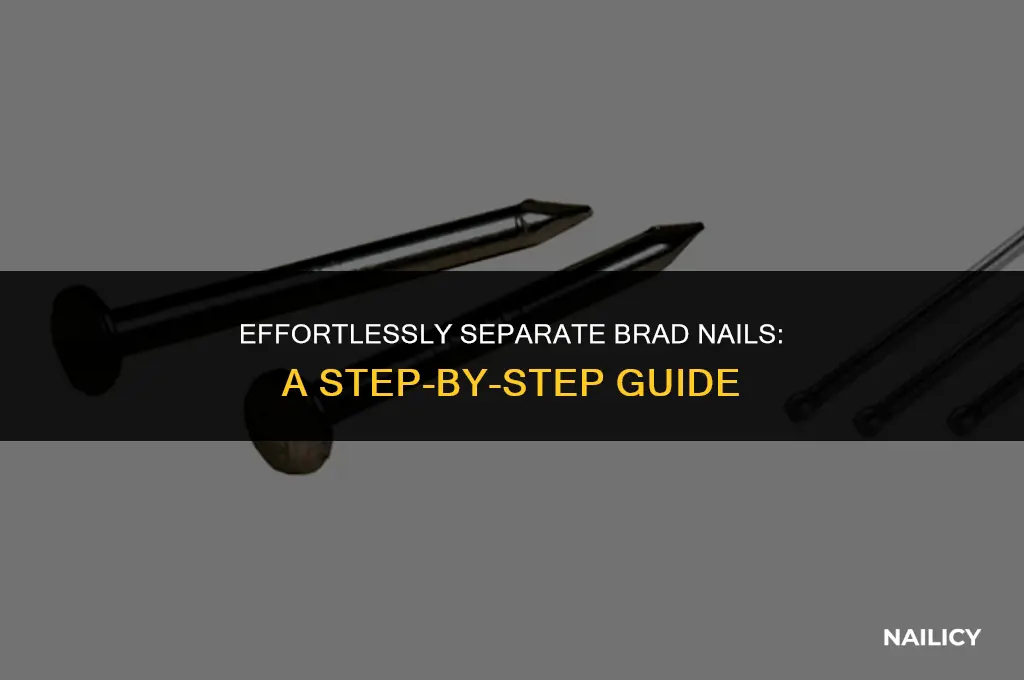 how to get 2 rows of brad nails apart