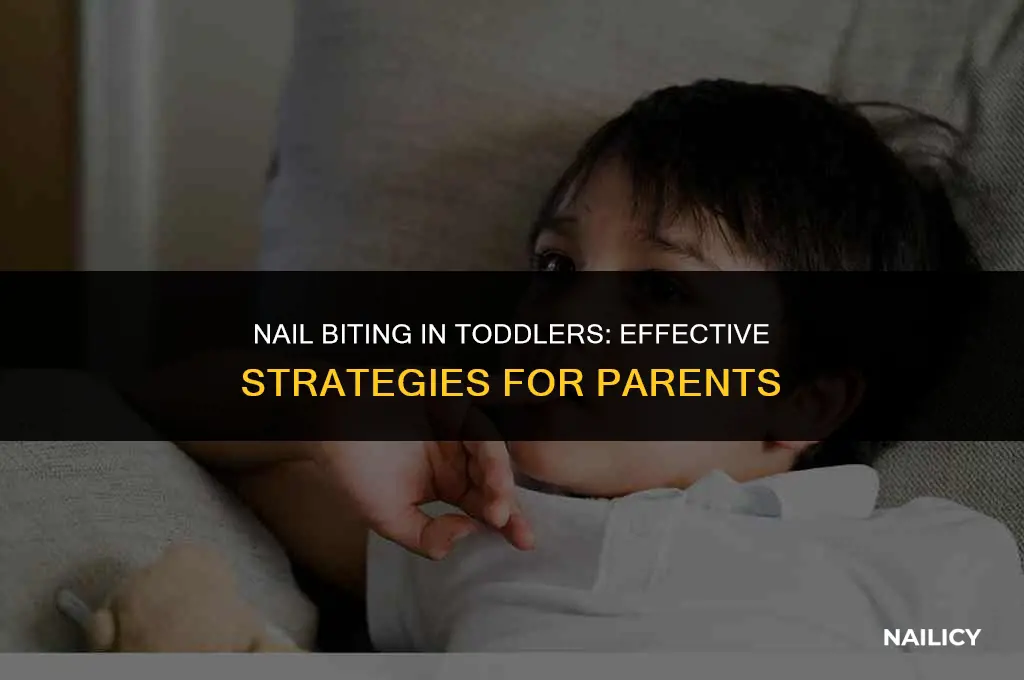 how to get 2 year old to stop biting nails