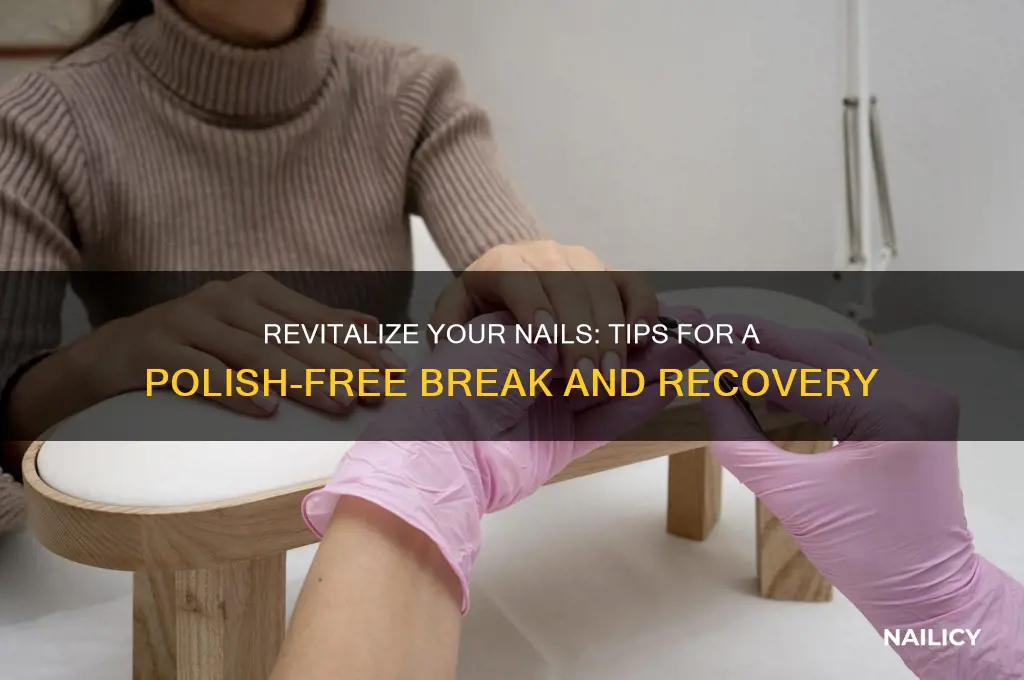 how to give nails a break from polish