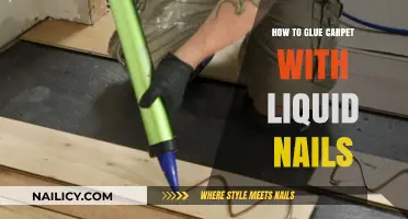 Mastering Carpet Installation: Gluing with Liquid Nails Step-by-Step Guide