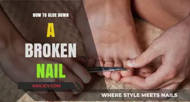 Quick Fix for Broken Nails: Easy Glue-Down Repair Guide
