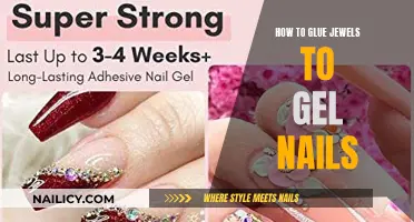 The Art of Adhering Jewels to Gel Nails