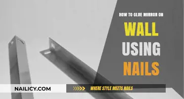 Securely Mounting Mirrors: A Nail-Based Approach