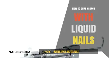Glue Mirror with Liquid Nails: A Step-by-Step DIY Guide