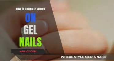 Glitter Graduation: Gel Nails Done Right