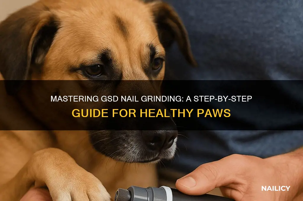 how to gring gsd nails