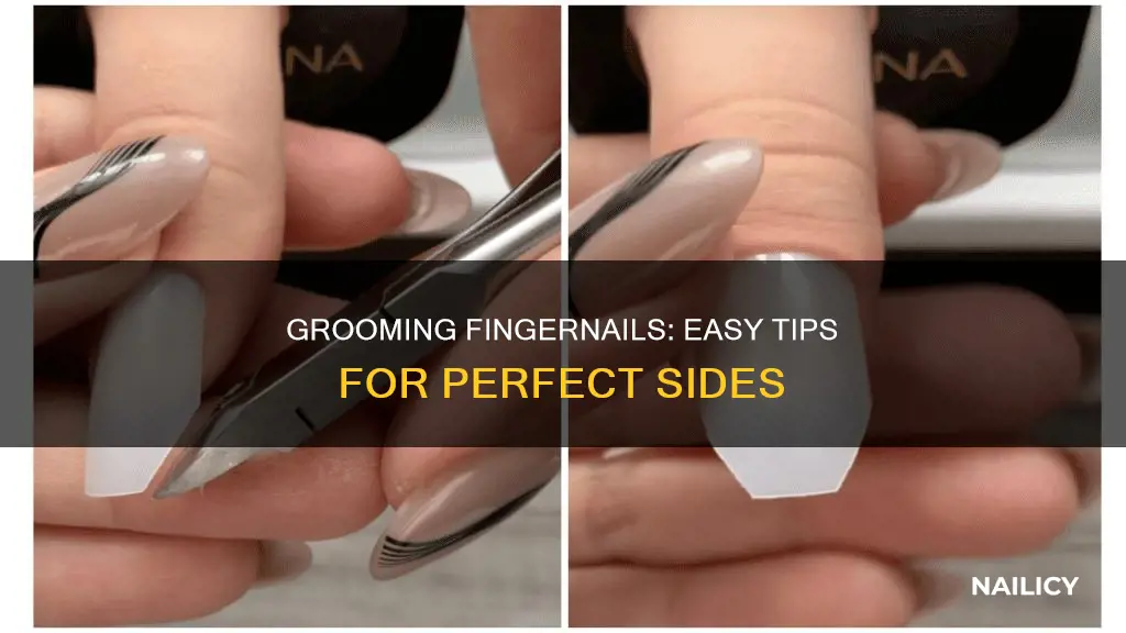 how to groom the sides of your finger nails