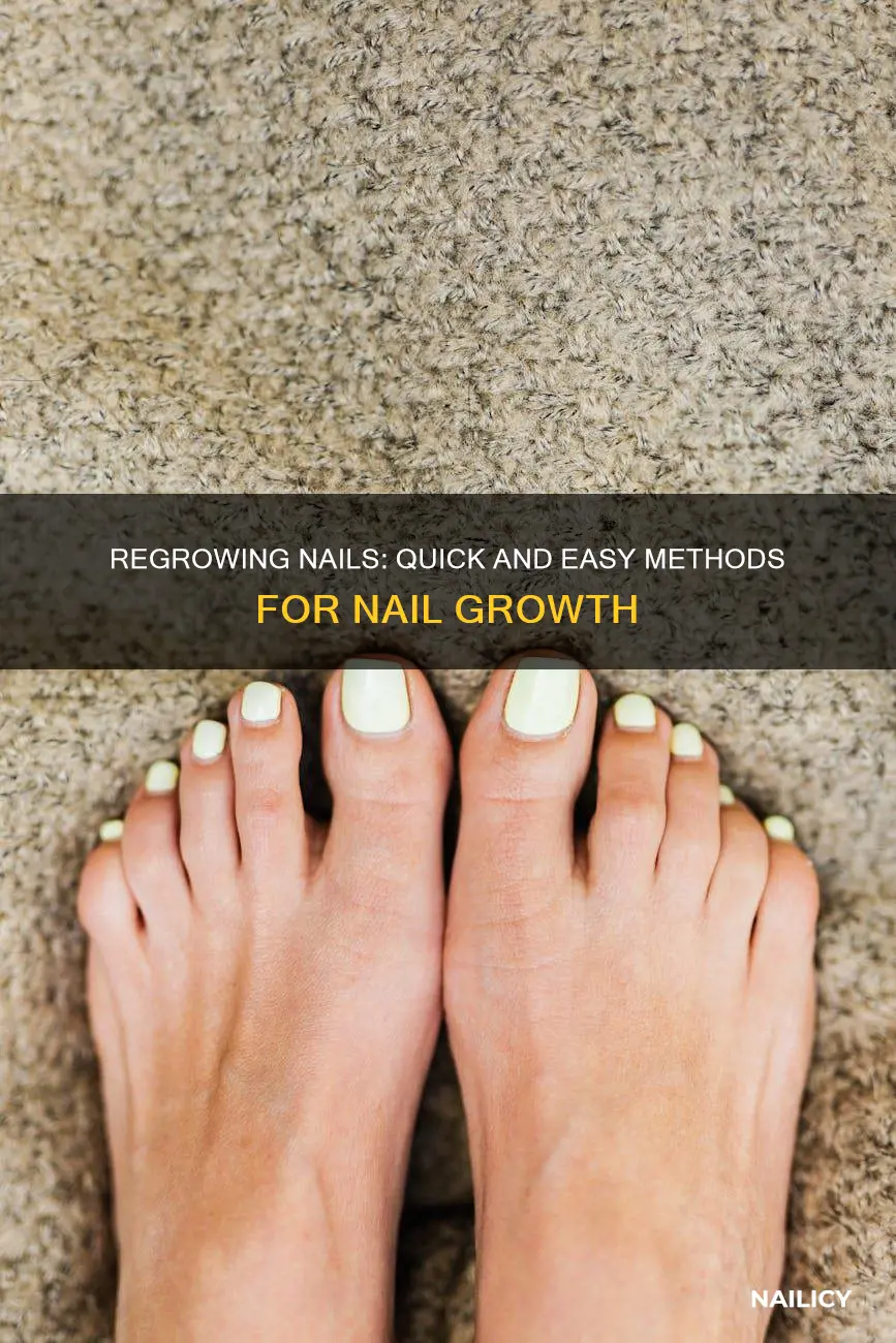 how to grow a nail back