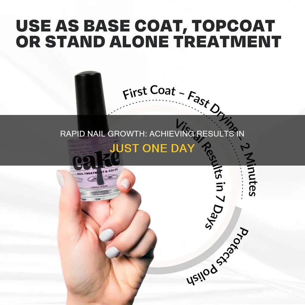 how to grow a nail in one day
