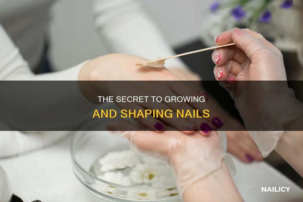 how to grow and shape nails