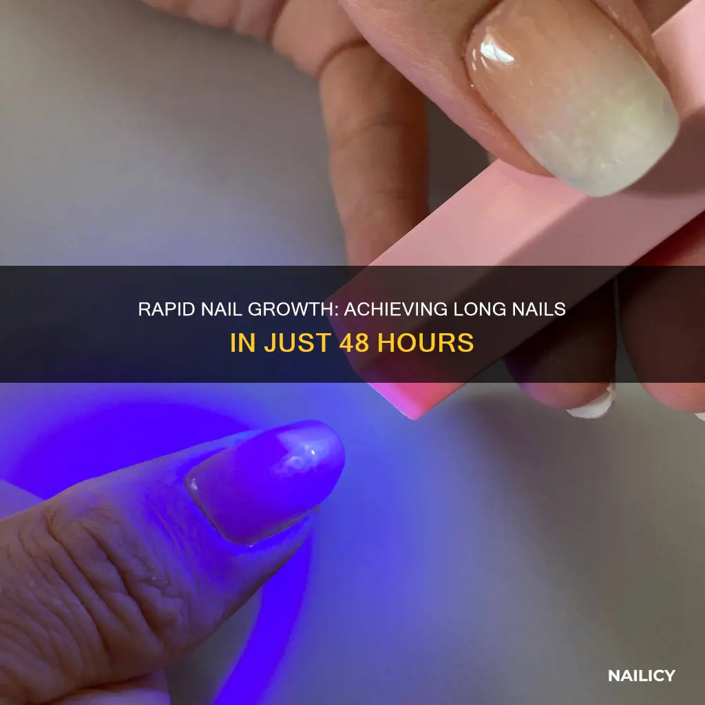 how to grow big nails in 2 days