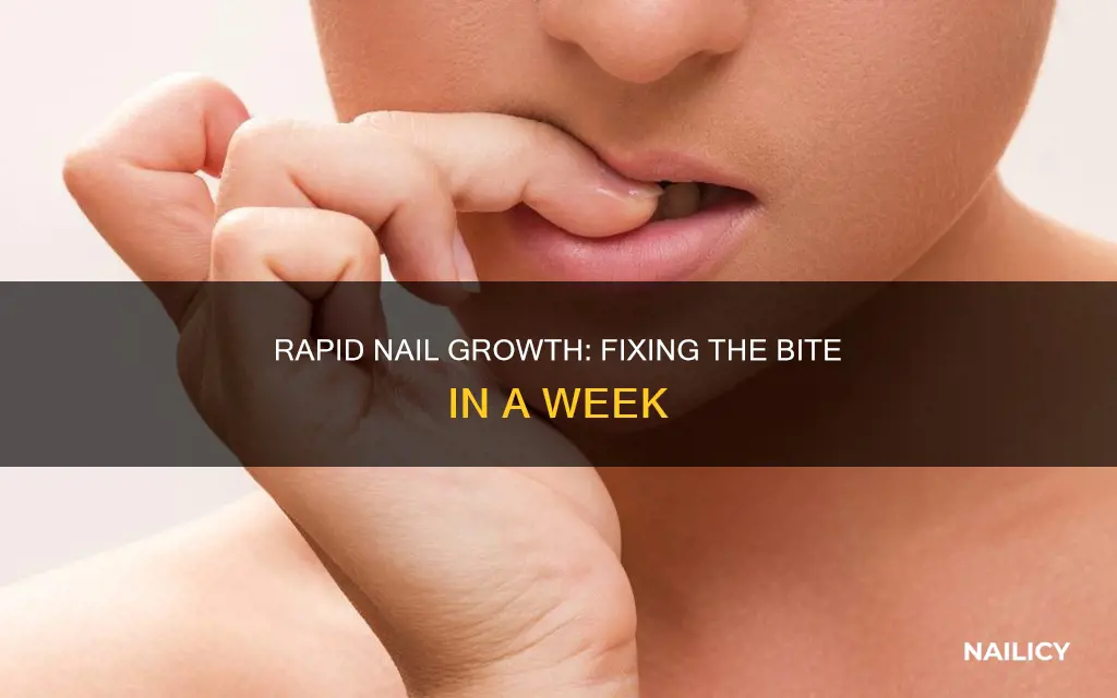 how to grow bitten nails in one week