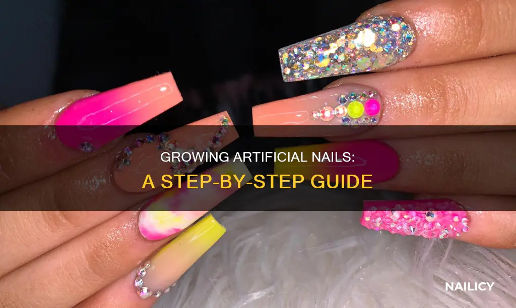how to grow fake nails